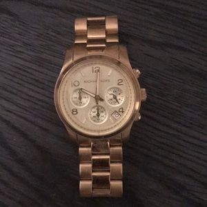 Gold Michael Kors choreography watch
